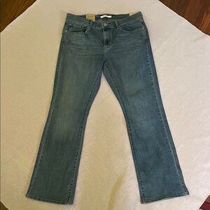 Levi's Women's Teal Wash Bootcut Jeans